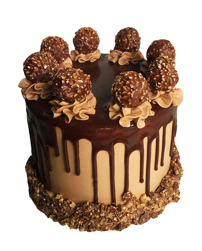 Ferrero Rocher And Gianduja Chocolate Cake - I Sugar Coat It